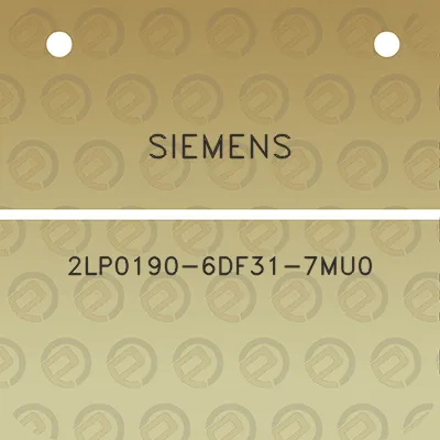 siemens-2lp0190-6df31-7mu0