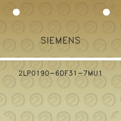 siemens-2lp0190-6df31-7mu1