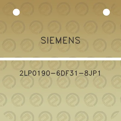 siemens-2lp0190-6df31-8jp1