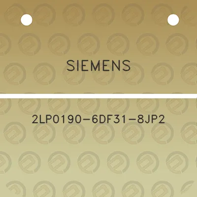 siemens-2lp0190-6df31-8jp2