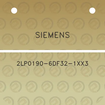 siemens-2lp0190-6df32-1xx3