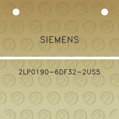 siemens-2lp0190-6df32-2us5