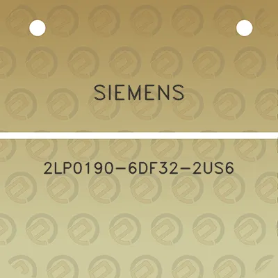 siemens-2lp0190-6df32-2us6