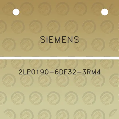 siemens-2lp0190-6df32-3rm4