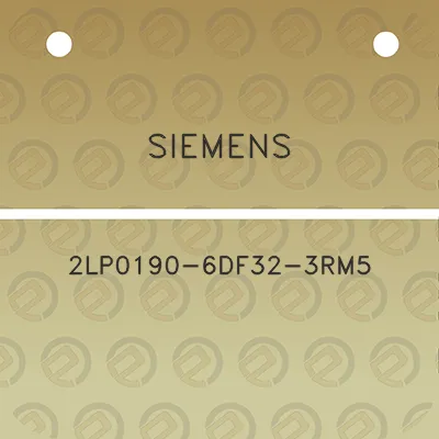 siemens-2lp0190-6df32-3rm5