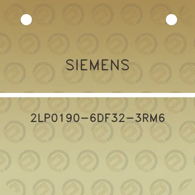 siemens-2lp0190-6df32-3rm6