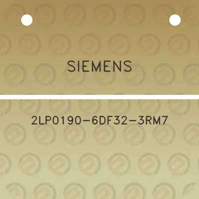 siemens-2lp0190-6df32-3rm7