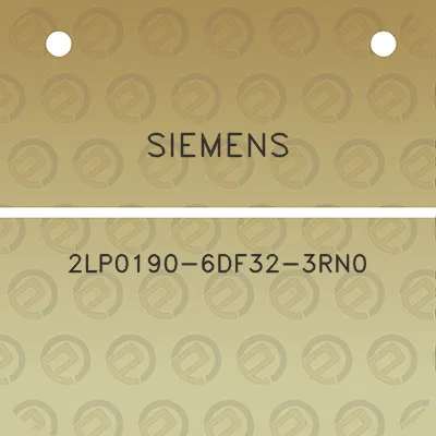 siemens-2lp0190-6df32-3rn0