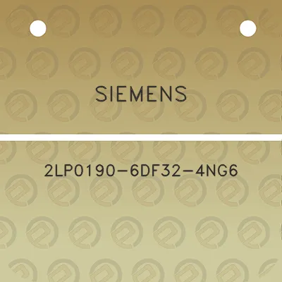 siemens-2lp0190-6df32-4ng6