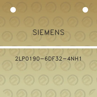 siemens-2lp0190-6df32-4nh1