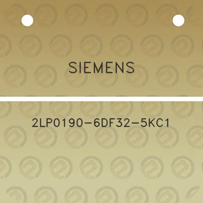 siemens-2lp0190-6df32-5kc1