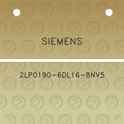 siemens-2lp0190-6dl16-8nv5