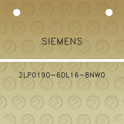 siemens-2lp0190-6dl16-8nw0