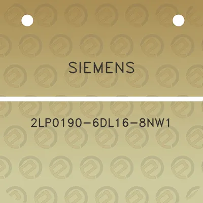 siemens-2lp0190-6dl16-8nw1