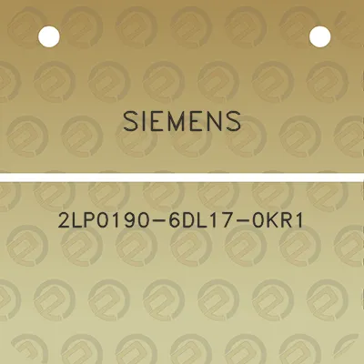 siemens-2lp0190-6dl17-0kr1