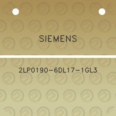 siemens-2lp0190-6dl17-1gl3