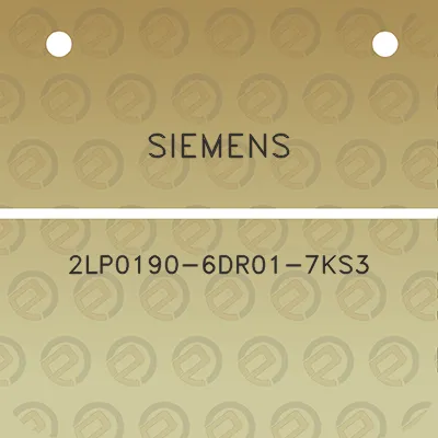 siemens-2lp0190-6dr01-7ks3