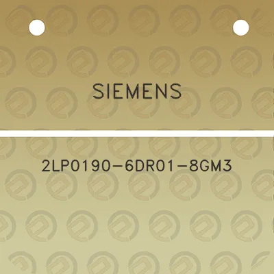 siemens-2lp0190-6dr01-8gm3