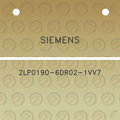 siemens-2lp0190-6dr02-1vv7