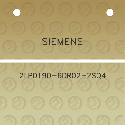 siemens-2lp0190-6dr02-2sq4