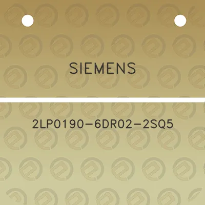 siemens-2lp0190-6dr02-2sq5