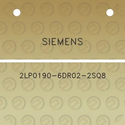 siemens-2lp0190-6dr02-2sq8