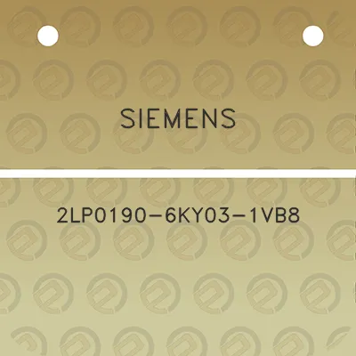 siemens-2lp0190-6ky03-1vb8