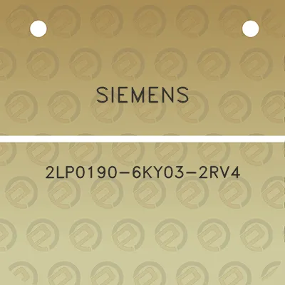 siemens-2lp0190-6ky03-2rv4