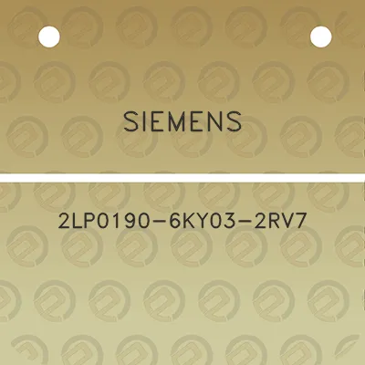 siemens-2lp0190-6ky03-2rv7