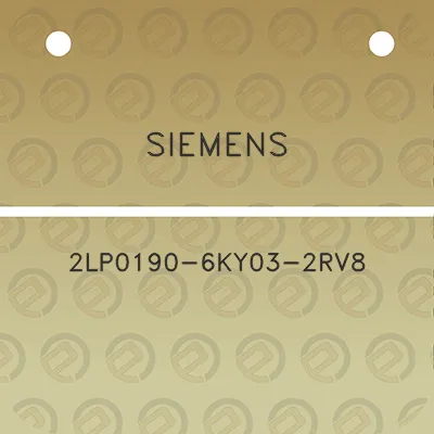 siemens-2lp0190-6ky03-2rv8