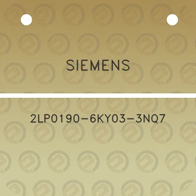 siemens-2lp0190-6ky03-3nq7