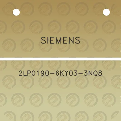 siemens-2lp0190-6ky03-3nq8