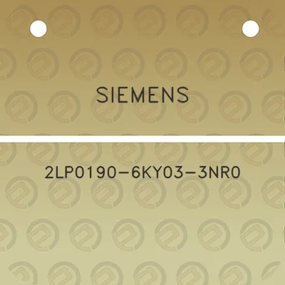 siemens-2lp0190-6ky03-3nr0