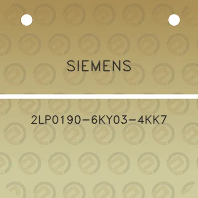 siemens-2lp0190-6ky03-4kk7