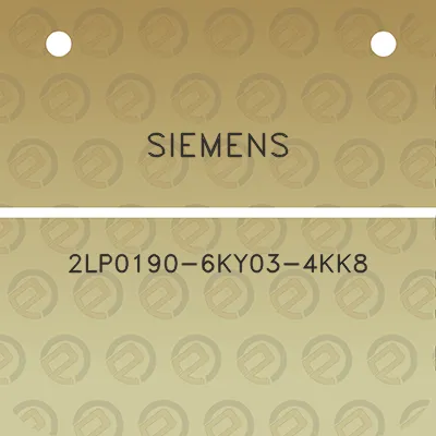 siemens-2lp0190-6ky03-4kk8