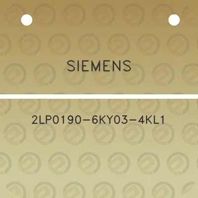 siemens-2lp0190-6ky03-4kl1