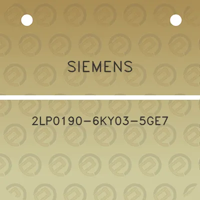 siemens-2lp0190-6ky03-5ge7