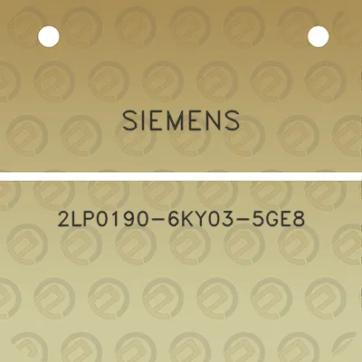 siemens-2lp0190-6ky03-5ge8