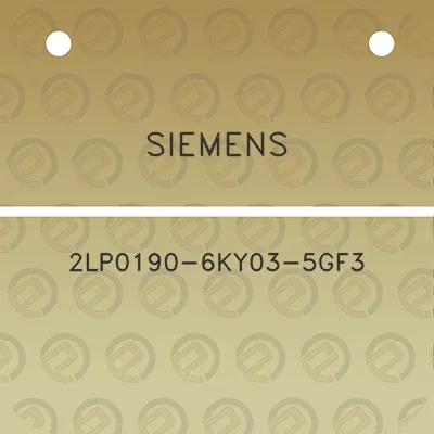 siemens-2lp0190-6ky03-5gf3