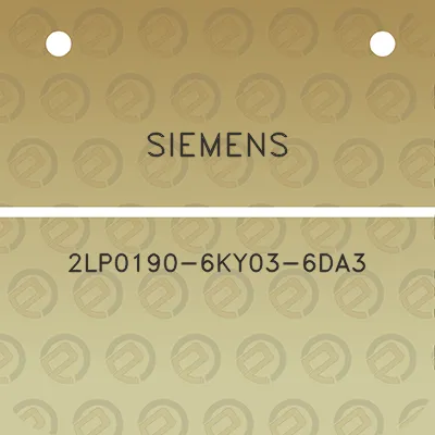 siemens-2lp0190-6ky03-6da3