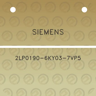 siemens-2lp0190-6ky03-7vp5