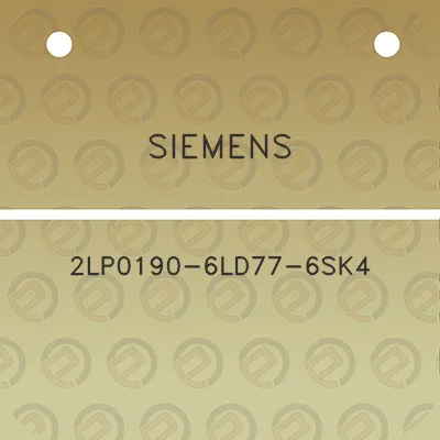 siemens-2lp0190-6ld77-6sk4