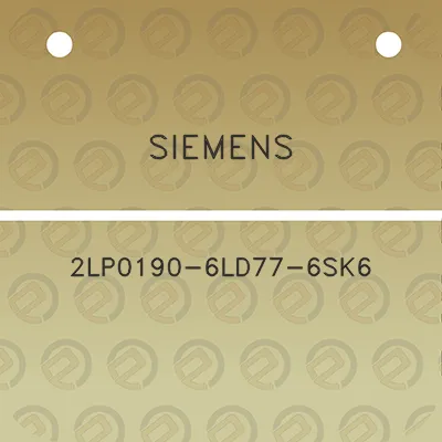 siemens-2lp0190-6ld77-6sk6