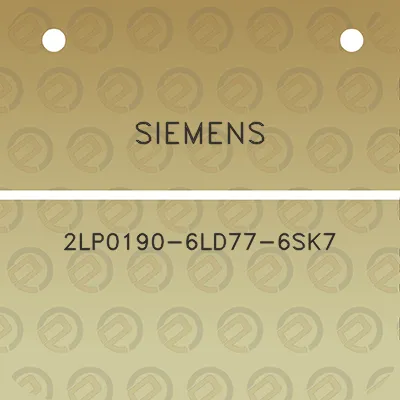 siemens-2lp0190-6ld77-6sk7