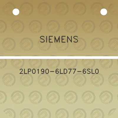 siemens-2lp0190-6ld77-6sl0