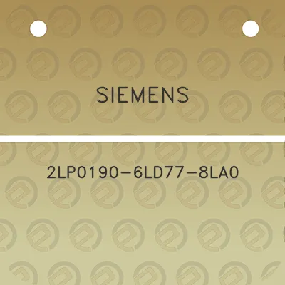 siemens-2lp0190-6ld77-8la0