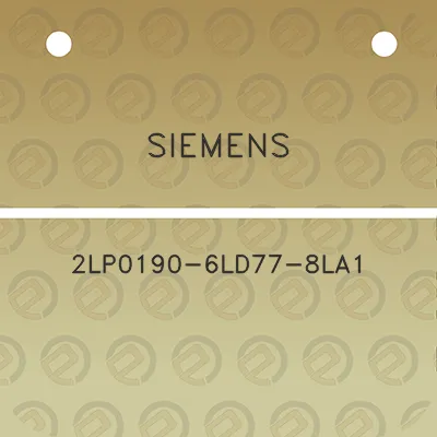 siemens-2lp0190-6ld77-8la1