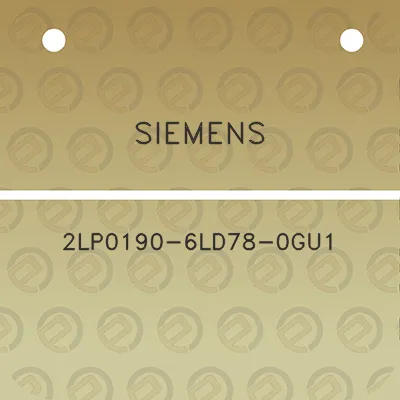 siemens-2lp0190-6ld78-0gu1