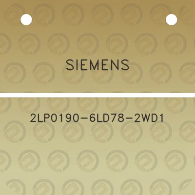 siemens-2lp0190-6ld78-2wd1