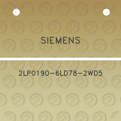 siemens-2lp0190-6ld78-2wd5